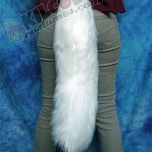 FAST SHIP Choose Your Colors Faux Fur Fox Wolf Tail Cosplay Fursuit Furry Costume image 2