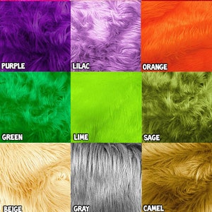 FAST SHIP Choose Your Colors Faux Fur Fox Wolf Tail Cosplay Fursuit Furry Costume image 4
