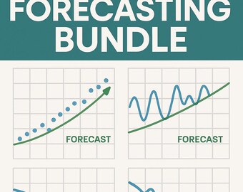 Excel-prognosmallpaket | Försäljnings- och efterfrågeprognosmodeller (regression, exponentiell utjämning, Holt-Winters, säsongsindexering)