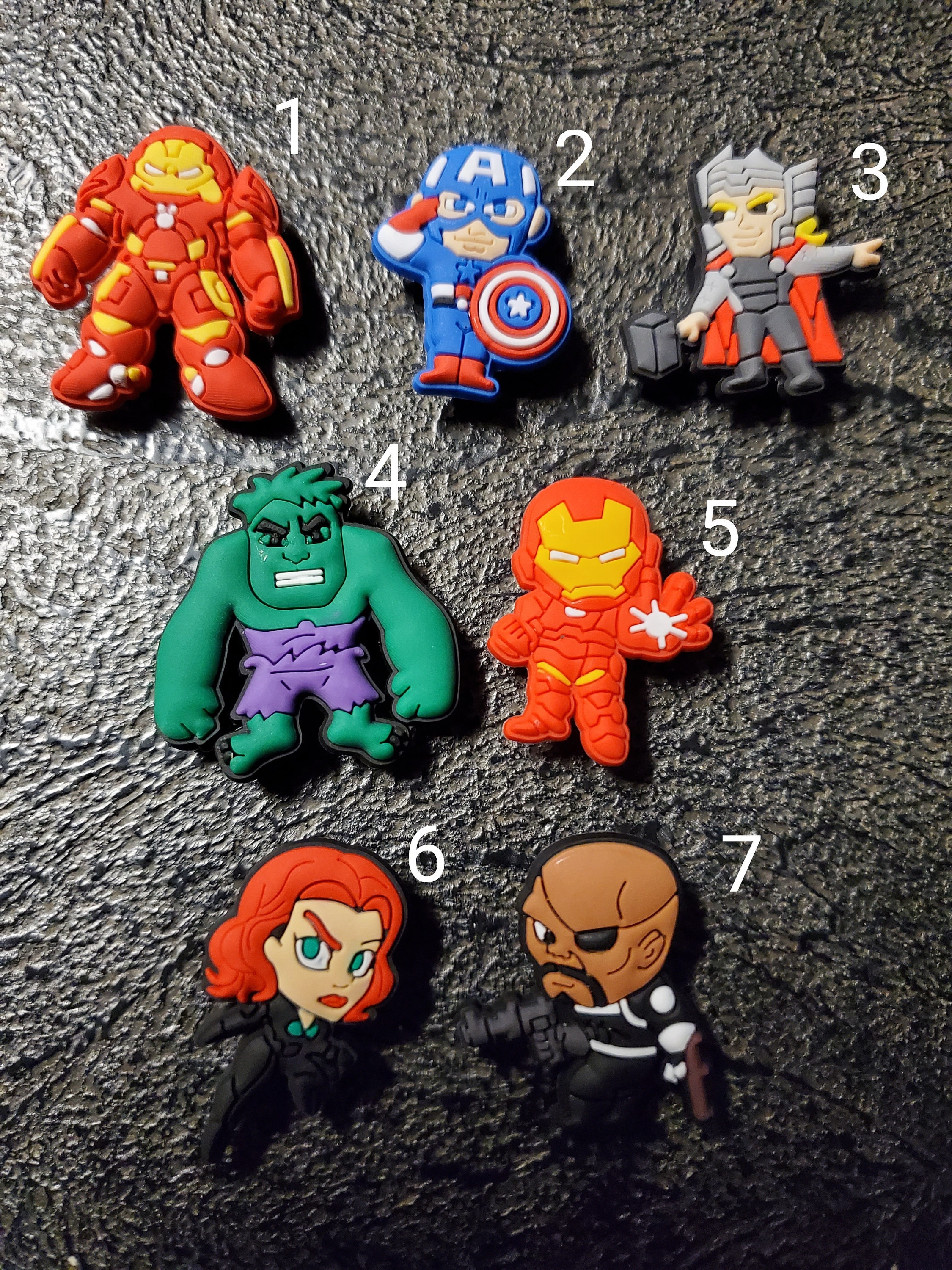 marvel croc charms