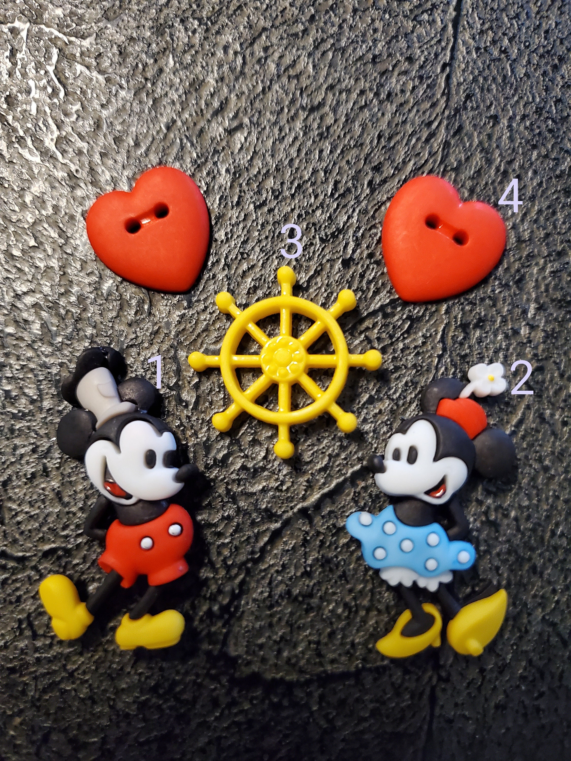 Crocs Jibbitz Shoe Charms Disney Charms Multi Pack - Mickey Mouse, Minnie  Mouse, Shoe Charms Characters