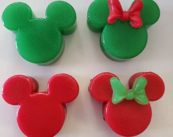 Mickey Soap Minnie Soap  Bath soap Stocking Stuffer Fish Extender Gift Disney Cruise Party Favors Wedding Birthday FE Gifts