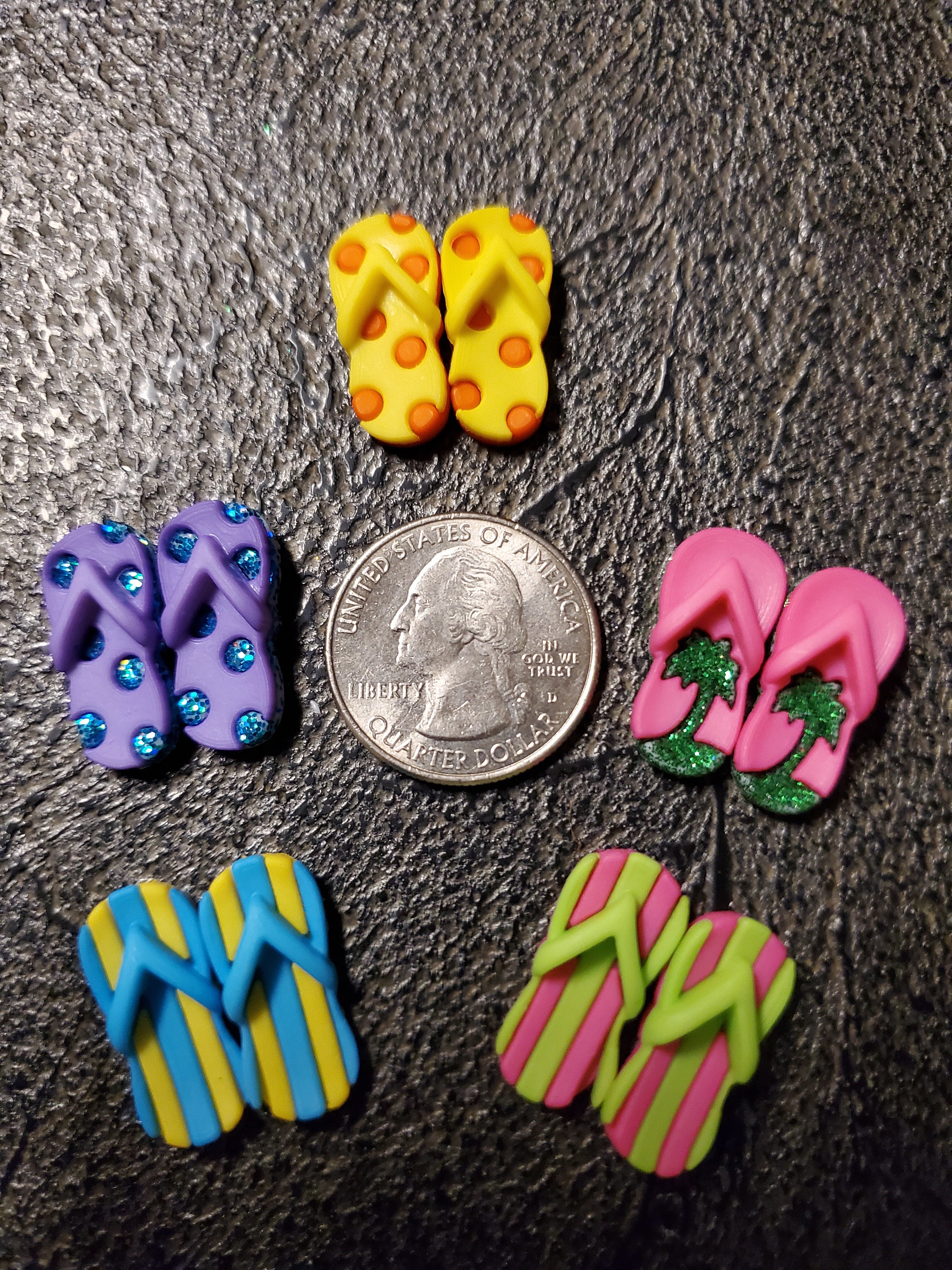 Flip Flops Croc Charms Slipoers Shoe Charm Shoe charms Fish Etsy