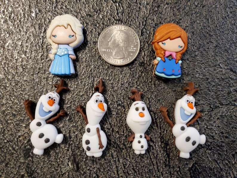 Frozen Shoe Charms Elsa Ana Olaf Shoe Charm Dory Disneyworld Etsy