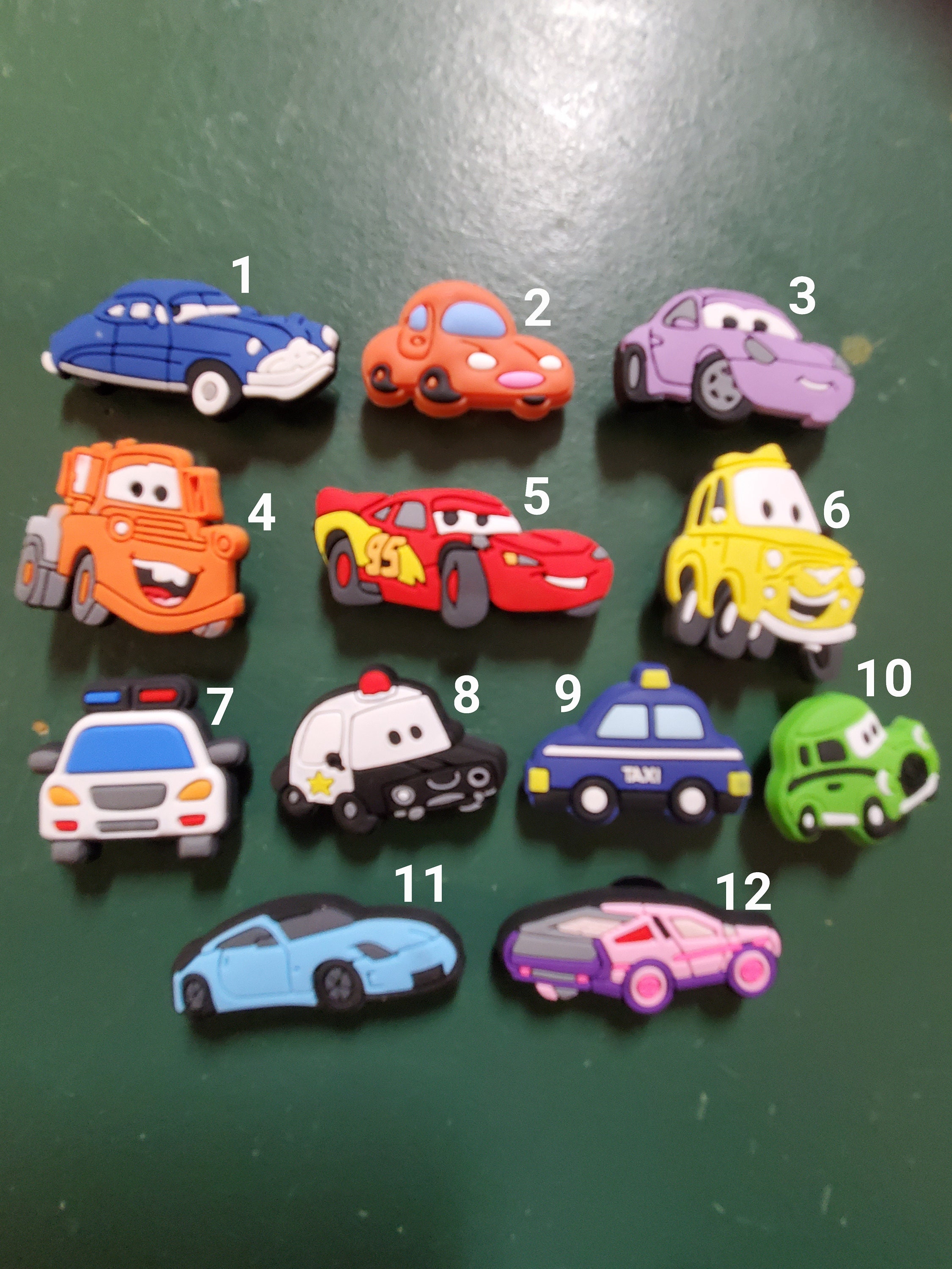 Disney Pixar Cars Lightning McQueen Mater Jackson Glass Cabochon Keychain  Bag Car Key Chain Ring Holder Charms Keychains Gift