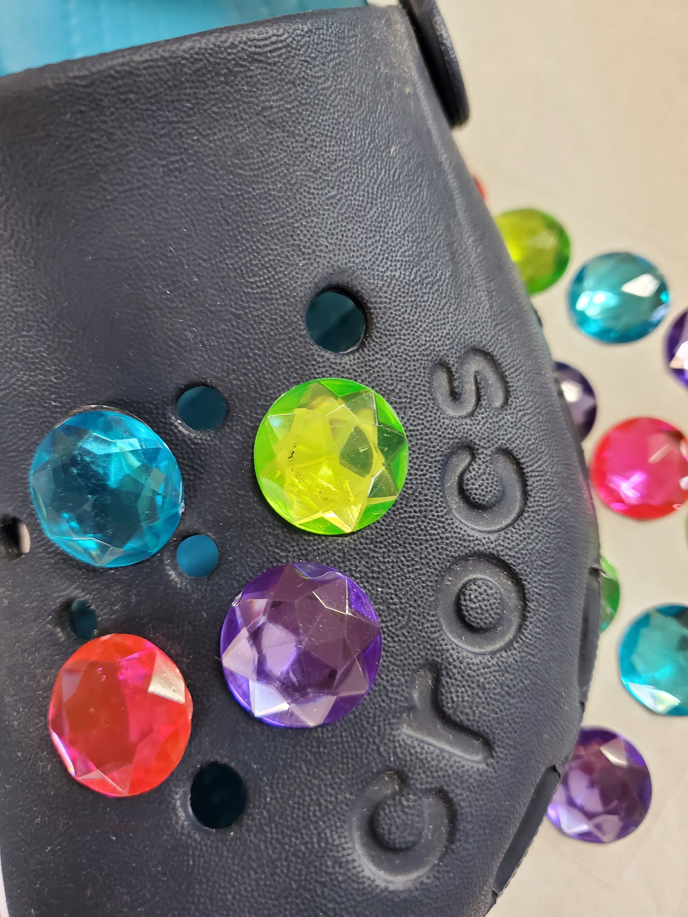 Colorful Bejeweled Luxury Shoe Charms for Croc Designer DIY