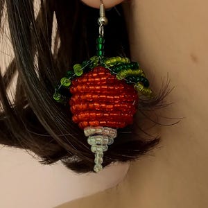 Boucles d'oreilles prune dirigeable Luna Lovegood