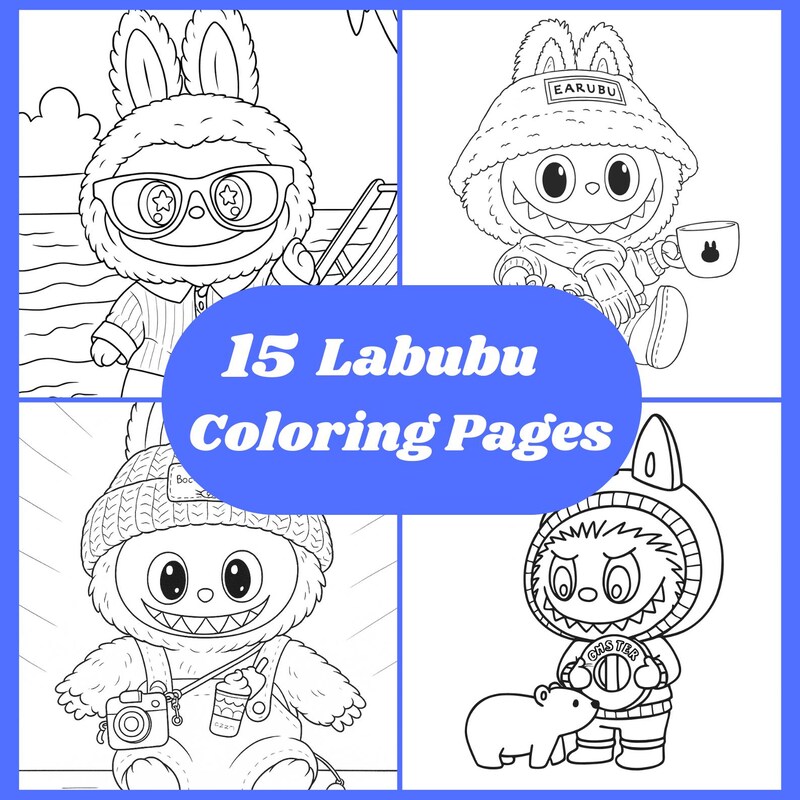 Letter R Labubu Letter Labubu - Etsy