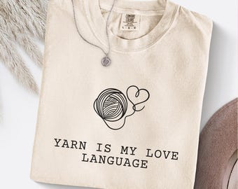 Gehaakt shirt, breit-shirt, Yarn Is My Love Taal: meerdere maten en kleuren beschikbaar