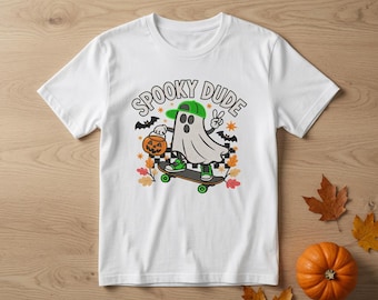 Diseño de bordado de fantasma patinador espeluznante, archivo para máquina de coser de Halloween (descarga digital)