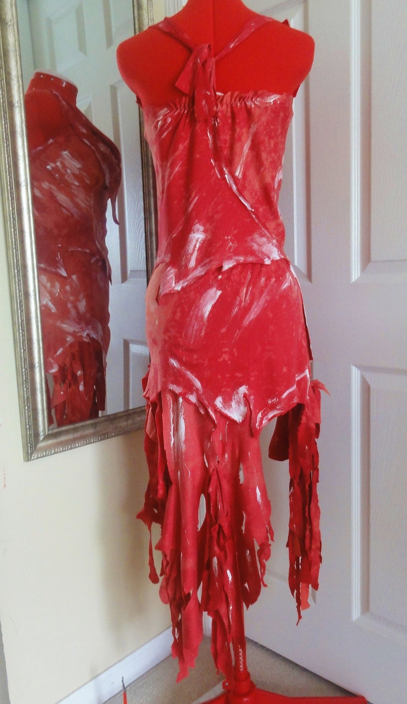 Lady Ga Meat Dress Halloween Party Costume custom made image 5