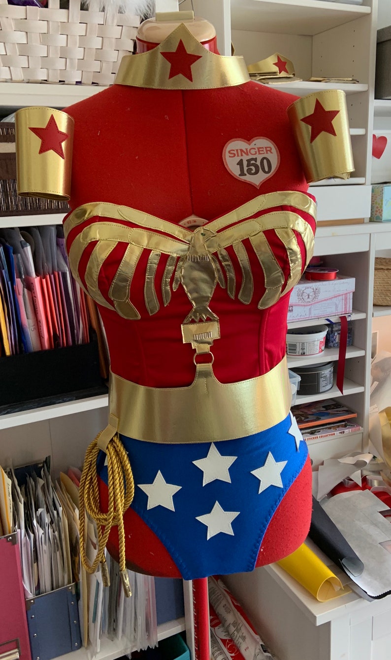 Lynda Carter Costume Comic Con Custom Made Sizes Xs L Etsy