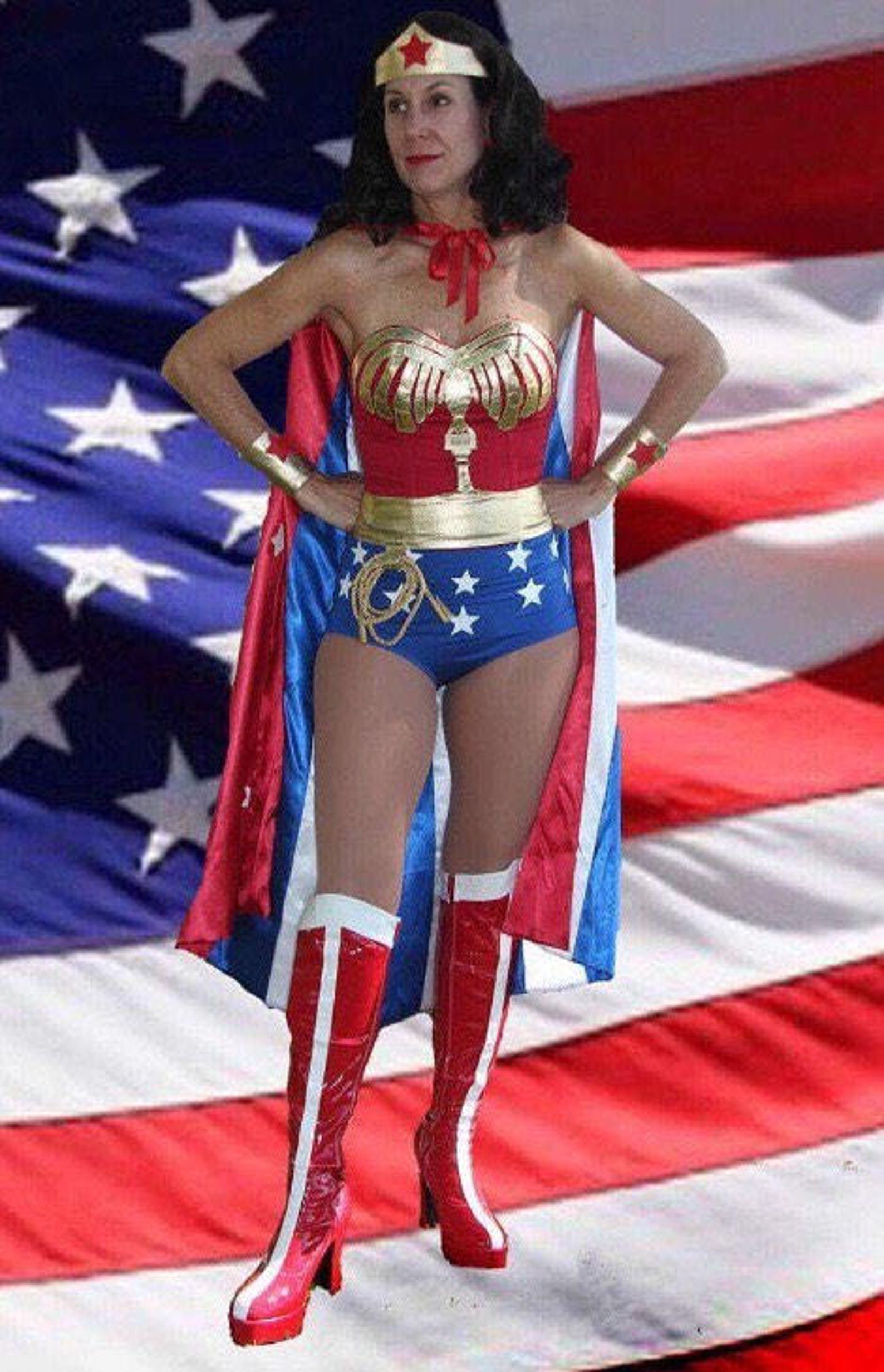 Lynda Carter Wonder Woman costume. 