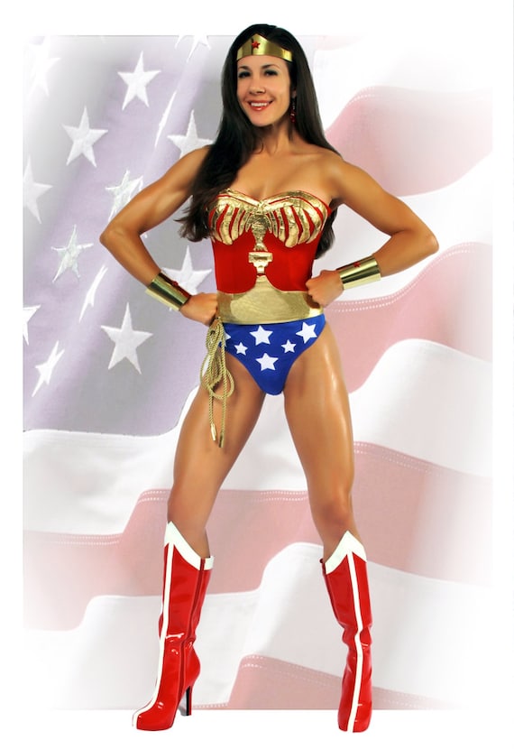 Wonder Woman Cosplay Costume Comic Con Custom Made Etsy