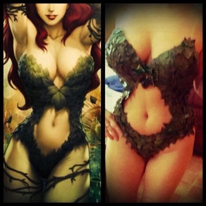 Sexy Poison Ivy Bodysuit custom made.