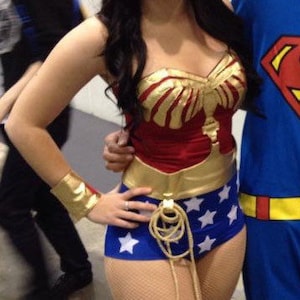 Lynda Wonder  Superhero costume Comic Con Custom Made Sizes XS-L