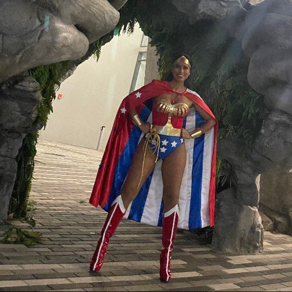 Reserved for Gloria  Wonder  Superhero cotume