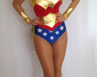 Cosplay wonder  Costume  Replica Custom Made size XS-L