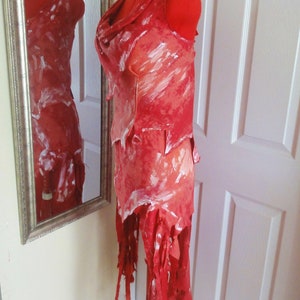 Lady Ga Meat Dress Halloween Party Costume custom made image 6
