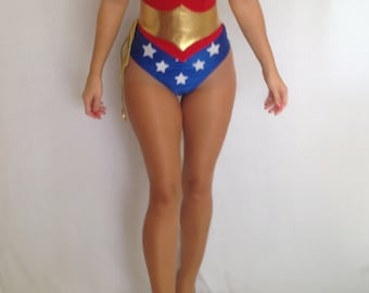 Wonder  superhero Costume  Replica Custom Made size XS-L
