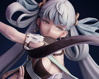 Wuthering Waves Anime Figure STL for Resin Printing (Digital Download)