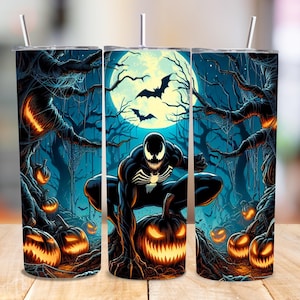 Dark Villain Halloween 20oz Tumbler Wrap (Digital Download)