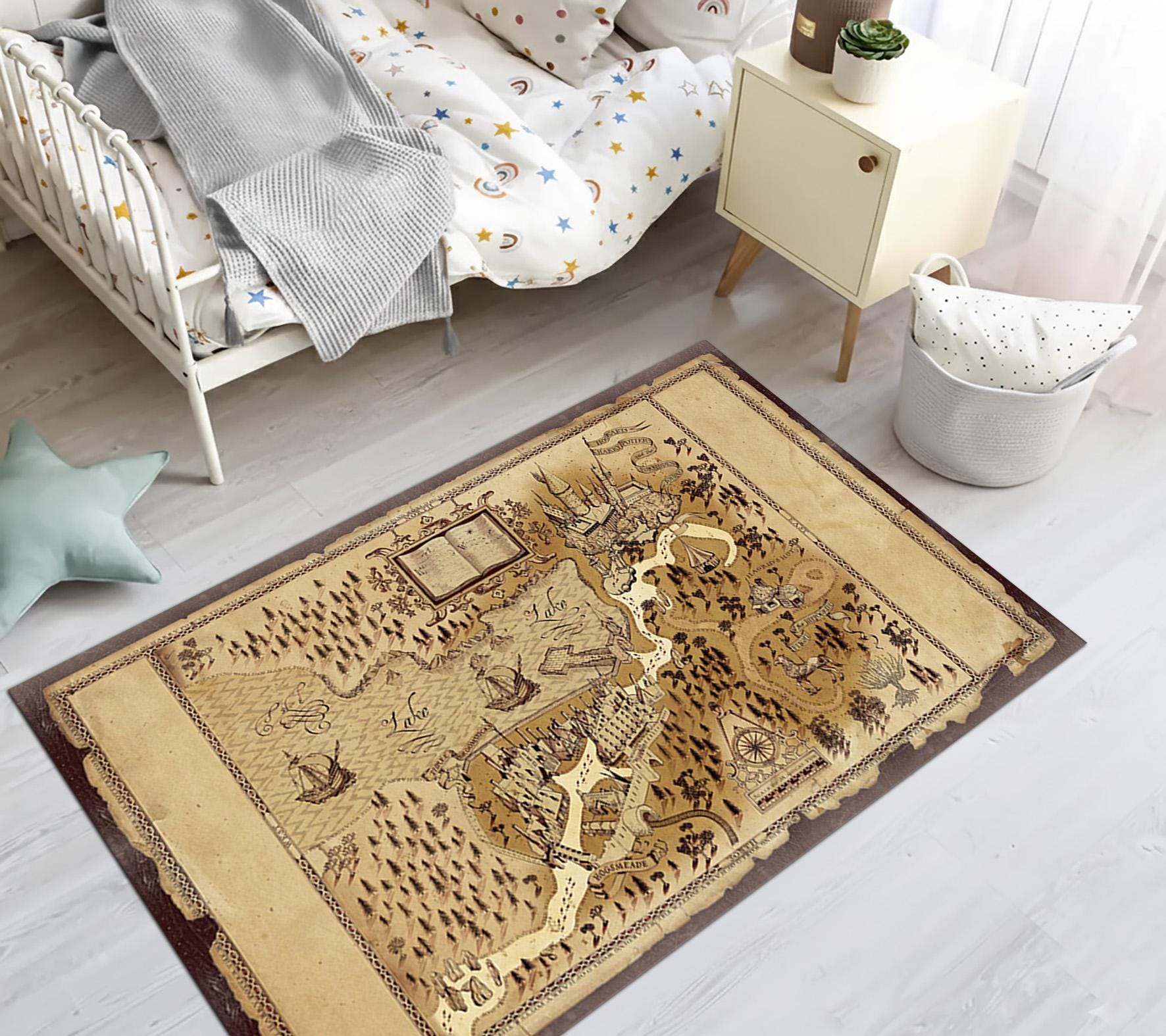 Marauder's map rug - Etsy 日本