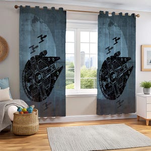 Starwars Window Curtains - Etsy