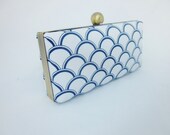 navy clutch, navy bridesmaid clutch, navy minaudiere, Bridesmaid Clutch, nautical weddings