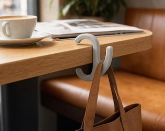 Table Bag Hanger Handbag Purse Hook Under Desk Holder Cafe Restaurant UK