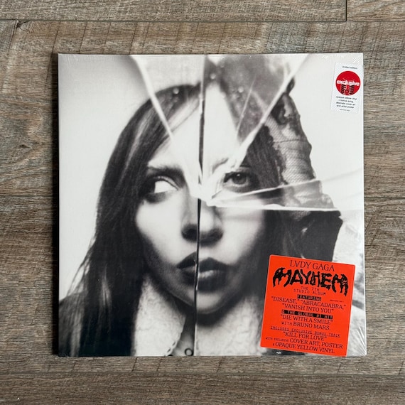 Lady Gaga - Mayhem (alt Cover, Opaque Yellow Vinyl + Poster) - Etsy