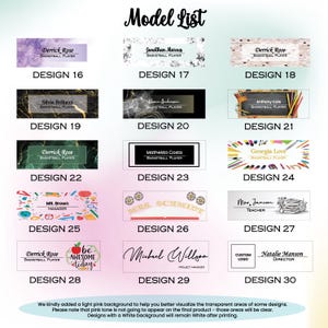 Showcase Name Tag Custom Acrylic Office Name Plate: Personalized Desk Plaque - Etsy