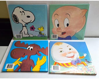 4 Merrigold Press Children's HC Books Snoopy Porky Pig Bullwinkle Humpty Dumpty
