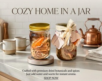 Mason Jar Simmer Blend | Dried Fruits, Botanicals, Herbs (Ready to Go)