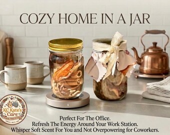 Mason Jar Simmer Blend | Dried Fruits, Botanicals, Herbs, Workspace friendly!