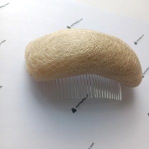 Blonde Hair Comb Slider 2pc Set: Volume Booster, Vintage Style