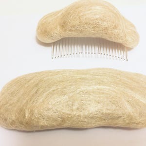 Blonde Hair Comb Slider Set: Volume Booster, Vintage Style