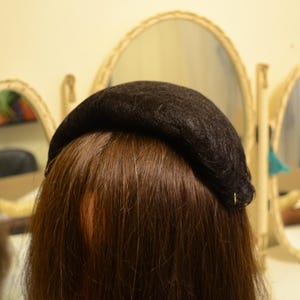 Head Dome Padding Shape Crescent Hair Lift Padding, Gibson Roll, (Medium size) Dressing Long to Medium Hair, Bridal Hair Gift, 28cm long