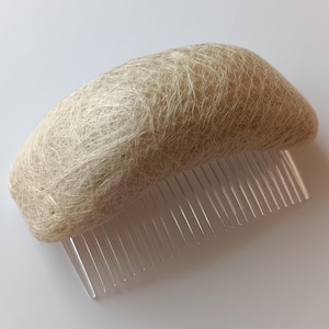 Blonde Hair Comb Slider Set (1pc ) - volumizer Padding Booster, Vintage Historical Hair Accessory