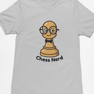 Maglietta Chess Nerd Pawn - Divertente maglietta scacchistica - Regalo per gli amanti degli scacchi