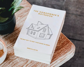 The Homeowner's Notebook-Yellow and White Cover, Home Organizer and Tracker