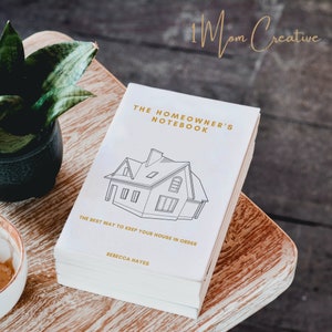The Homeowner&#39;s Notebook-Yellow and White Cover, Home Organizer and Tracker
