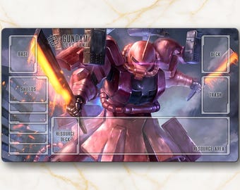 Char's Zaku playmat