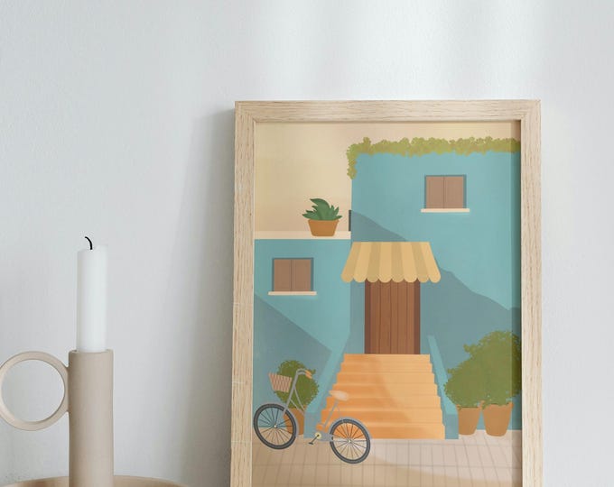 Featured listing image: Cozy Corners Art Print Collection – Botanical, Neon, A4 Gallery Wall Set