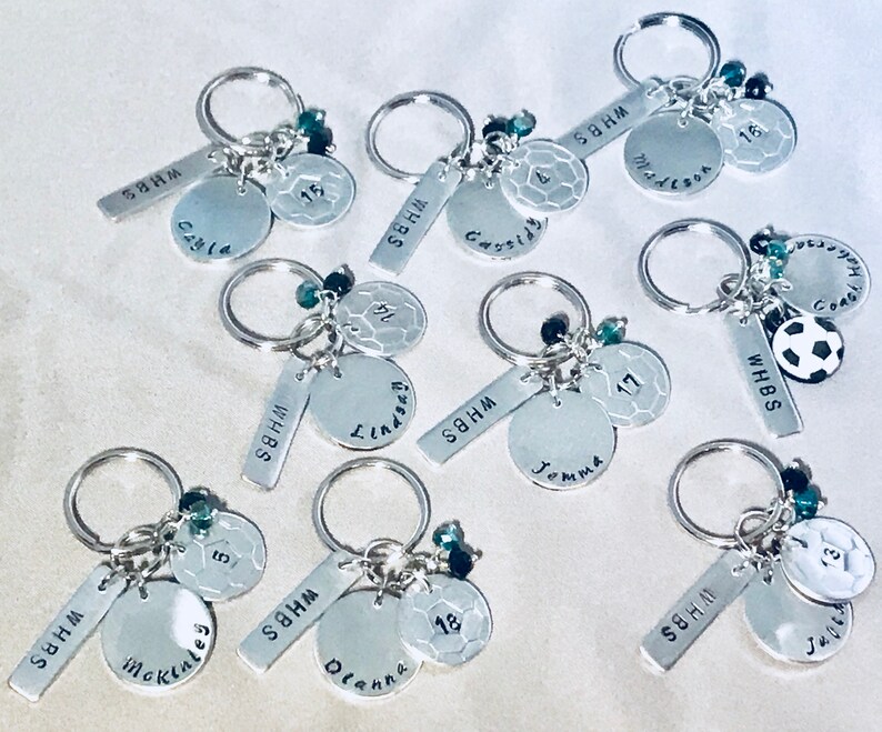 Team keychains 9 count
