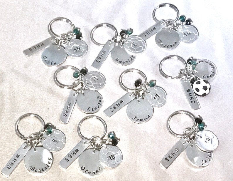 Team keychains 9 count