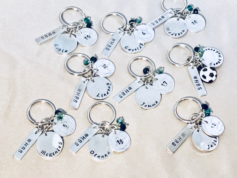 Team keychains 9 count