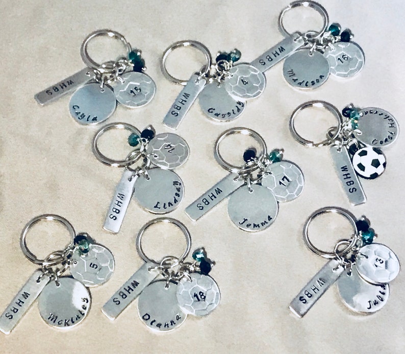 Team keychains 9 count