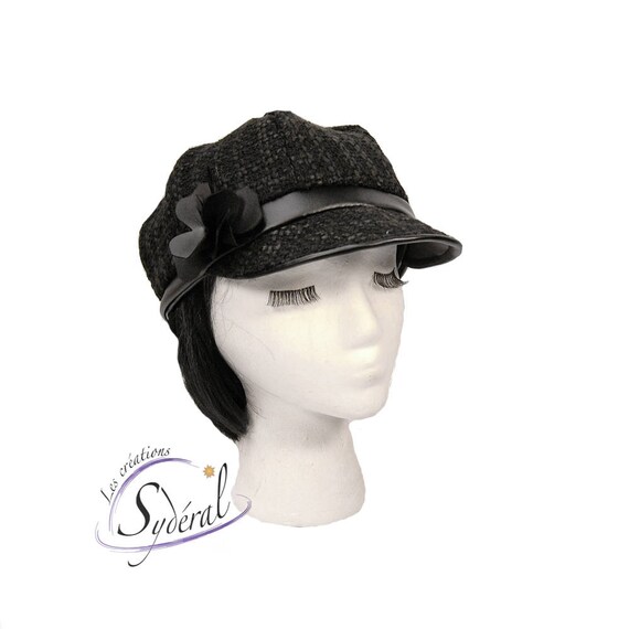 Ladies Cap Cap black Cap Ladies Autumn Cap Autumn Hat Autumn