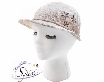 cap, Natural straw cap, woman cap, summer cap woman, straw hat style cap, summer hat, golf cap, cap